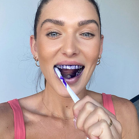 💜🌟CREMA DENTAL RESPLANDOR PURPLE SMILE V34 🌟👩‍🔬